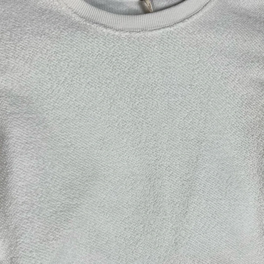 Free People Sweater Womens Small Sleeves Like These Terry Puff Sleeve Neutral - Picture 7 of 10